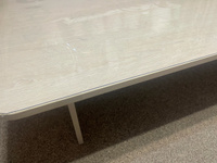 Гибкое стекло на стол Deskdecor 160х95 см толщина 2 мм #86, Зарина А.