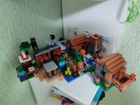 Конструктор Майнкрафт "Деревня" 4в1, 803 детали / Игровой набор Minecraft myworld + фигурки #145, Артём Х.