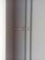 Карниз для штор профильный, двухрядный, белый с кронштейном 15 см, 240 см ( 120 см х 4 шт.) #68, Денис Р.