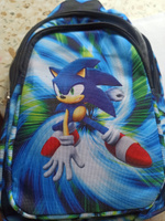 Рюкзак детский на плечо Sonic (Соник) / сумка для мелочей детская, сумка для телефона #109, Лейли О.