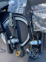 Комплект ободного тормоза v-brake Energy c алюминиевой ручкой, тросом и оплеткой, передний #5, Владимир Д.