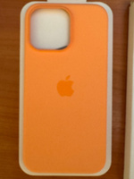 Чехол-накладка Silicone Case MagSafe для iPhone 15 Pro Max / Orange Sorbet + Защитное стекло Sparta #6, Владислав Д.