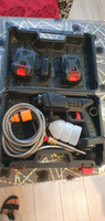 Мойка высокого давления аккумуляторная для автомобиля в кейсе, с двумя аккумуляторами / минимойка с пистолетом и пенообразователем в кейсе для дачи #93, Виктор С.