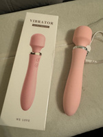 Мощный вибратор для клитора Спелая Вишенка стимулятор микрофон для женщин, с двумя моторами, двусторонний, для клитора и вагины #4, Надежда Р.