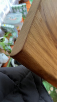 Столешница для кухни универсальная в квартиру, студию Дубовый стиль в ЛОФТ эко-стиле, дерево натуральный ДУБ 150х70 см с живым краем #8, Николай Ш.