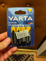 Батарейки Varta Super Heavy Duty, тип AA/R06 (пальчиковые), 1.5V, 4шт. #1, Богдан П.