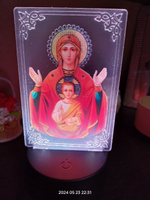 Светодиодный RGB Ночник с иконой Богородицы с младенцем #8, Владимир Б.