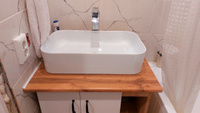 Универсальная столешница для кухни, ванной, стола /700*600*26 мм/ Дуб вотан #88, Шукронаи Б.