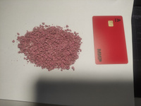 Резиновая крошка EPDM / цветная каучуковая крошка красная, 1 кг #4, Константин Д.
