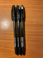 STABILO Набор ручек Шариковая, толщина линии: 0.38 мм, цвет: Черный, 3 шт. #8, Татьяна Е.