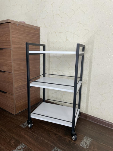 Тележка косметологическая на колесиках / этажерка на колесах ...