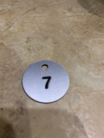 Номерок на ключи комплект 30шт,серебро #2, Максим С.