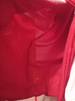 Ткань для шитья габардин 150 см х 100 см, 150 г/м2 красный #53, Эльвира Я.