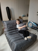 Бескаркасное кресло Chillout, Бескаркасный диван из ткани, кресло-мешок Размер XXXXL #4, Ирина М.