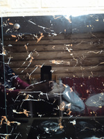 Защитный экран из закаленного стекла на кухонный фартук Normand, прозрачный, 600 х 600 мм #2, Любовь П.