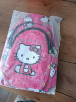 Рюкзак детский на плечо Хелло Китти Hello Kitty, цвет - розовый / Рюкзачок для мелочей для девочки, сумка для телефона #105, Зульфия С.