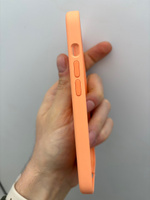 Силиконовый чехол MagSafe для iPhone 15, Silicone Case with MagSafe / оранжевый (Orange Sorbet) #18, Иван Б.