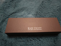 Ручка подарочная шариковая автоматическая Bruno Visconti " BERGAMO", синяя, 0.7, Soft Touch металлическая / премиальная ручка в синем металлическом корпусе в футляре / подарок мужчине #8, Юлия С.