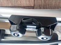 Багажник на крышу автомобиля Шевроле Каптива 1 2006-2018 / Chevrolet Captiva I Комплект креплений на рейлинги с аэродинамическими поперечинами / Автобагажник с дугами #3, Александр С.